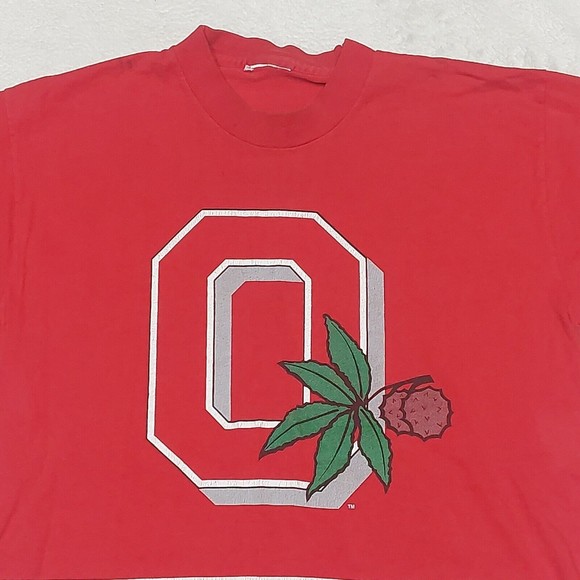 Vintage 1996 Ohio State Buckeyes Pro Player Single Stitch T-Shirt Size Medium - Picture 2 of 13